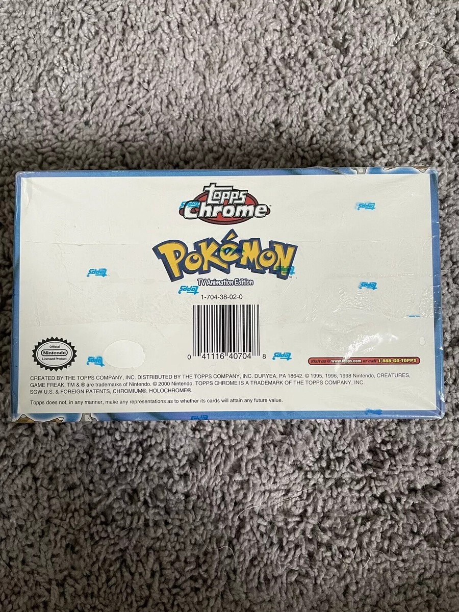 topps chrome pokemon booster pack Series 1 Box TOPPS POKEMON SERIES ONE CHROMIUM