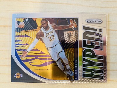 LeBron James 2019-20 Prizm Hyped INSERT Lakers