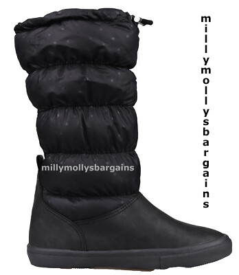 Schwarze NEXT Stiefel für Mädchen Größe 2 UVP 32 £ zz