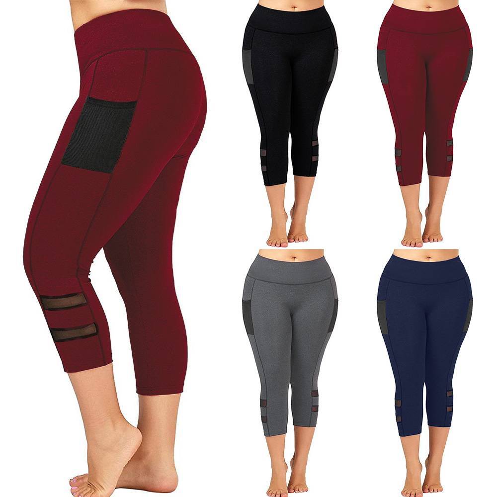 High Waisted Gym Leggings Plus Size