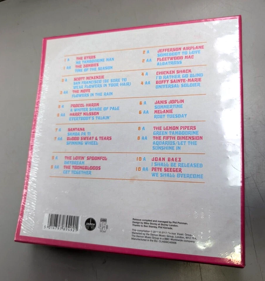 VARIOUS ARTISTS CLASSIC 45S: PEACE & LOVE NEW 7 INCH VINYL new sealed - Image 2 of 2