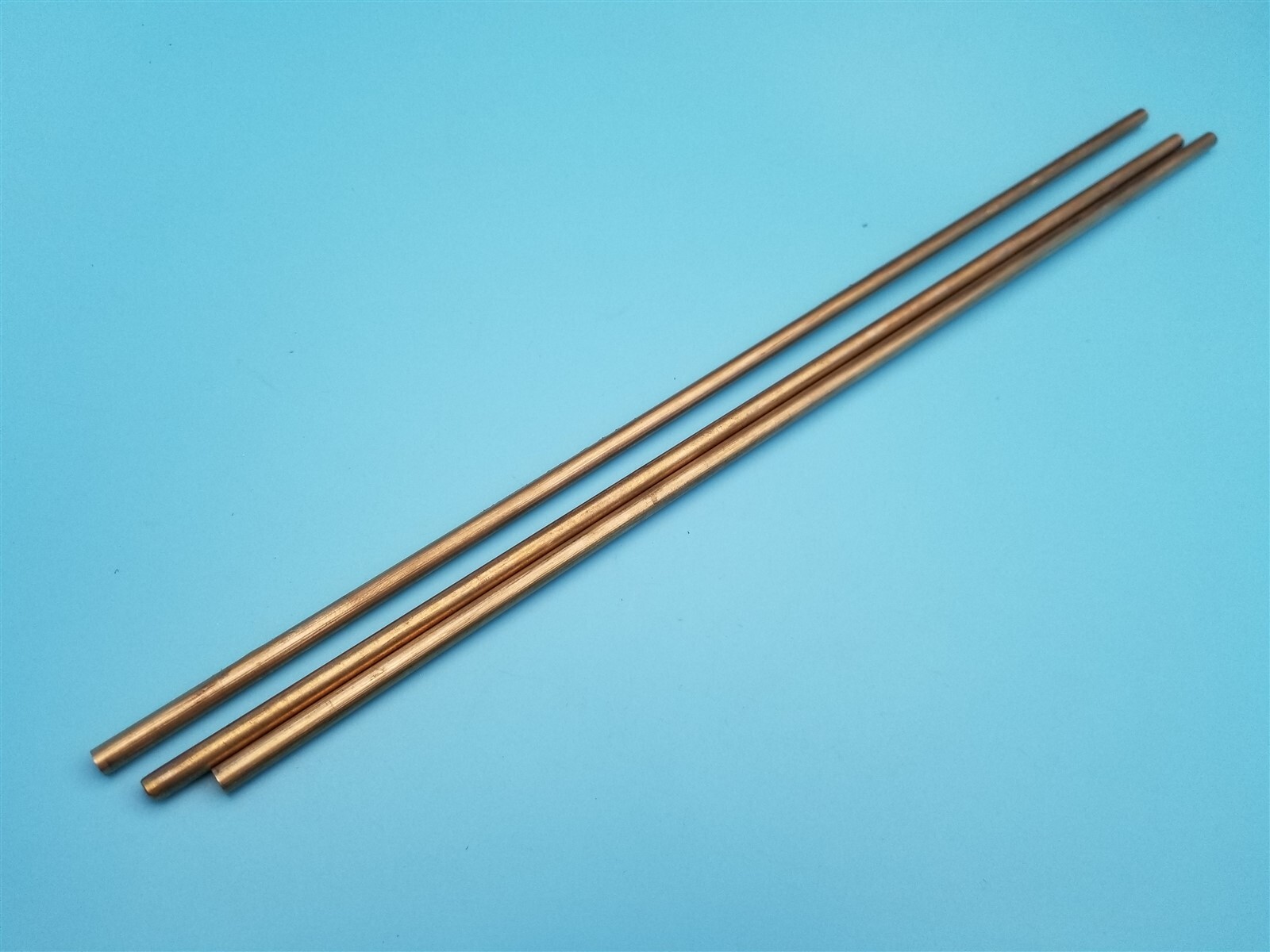 Brass Rods for Pin Knife Making Handle Pins Makers DIY 3 Pack 3/16" x