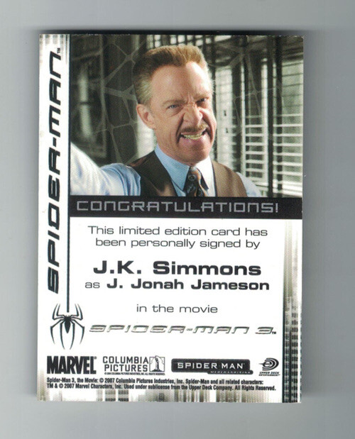 J.K. SIMMONS as J. JONAH JAMESON 2007 Marvel Spider-Man 3