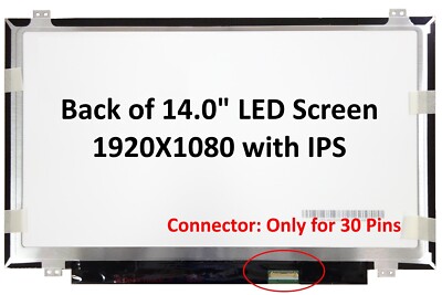 Lenovo 00pa889 Replacement LAPTOP LCD Screen 14.0'' Full-HD (N140HCE-EAA)
