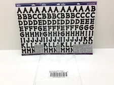 3 - Sticko Alphabet Dot Stickers Large Black 5290157