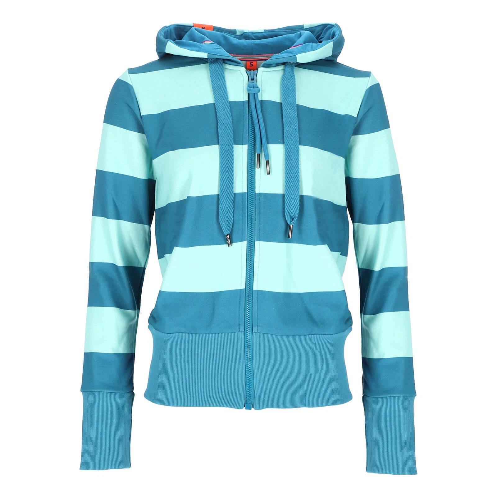 SACAI Felpa donna pelle di sale giacca con cappuccio reckscheter righe toniche cappuccio