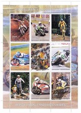 Motorbike 1999 MNH stamp sheetlet