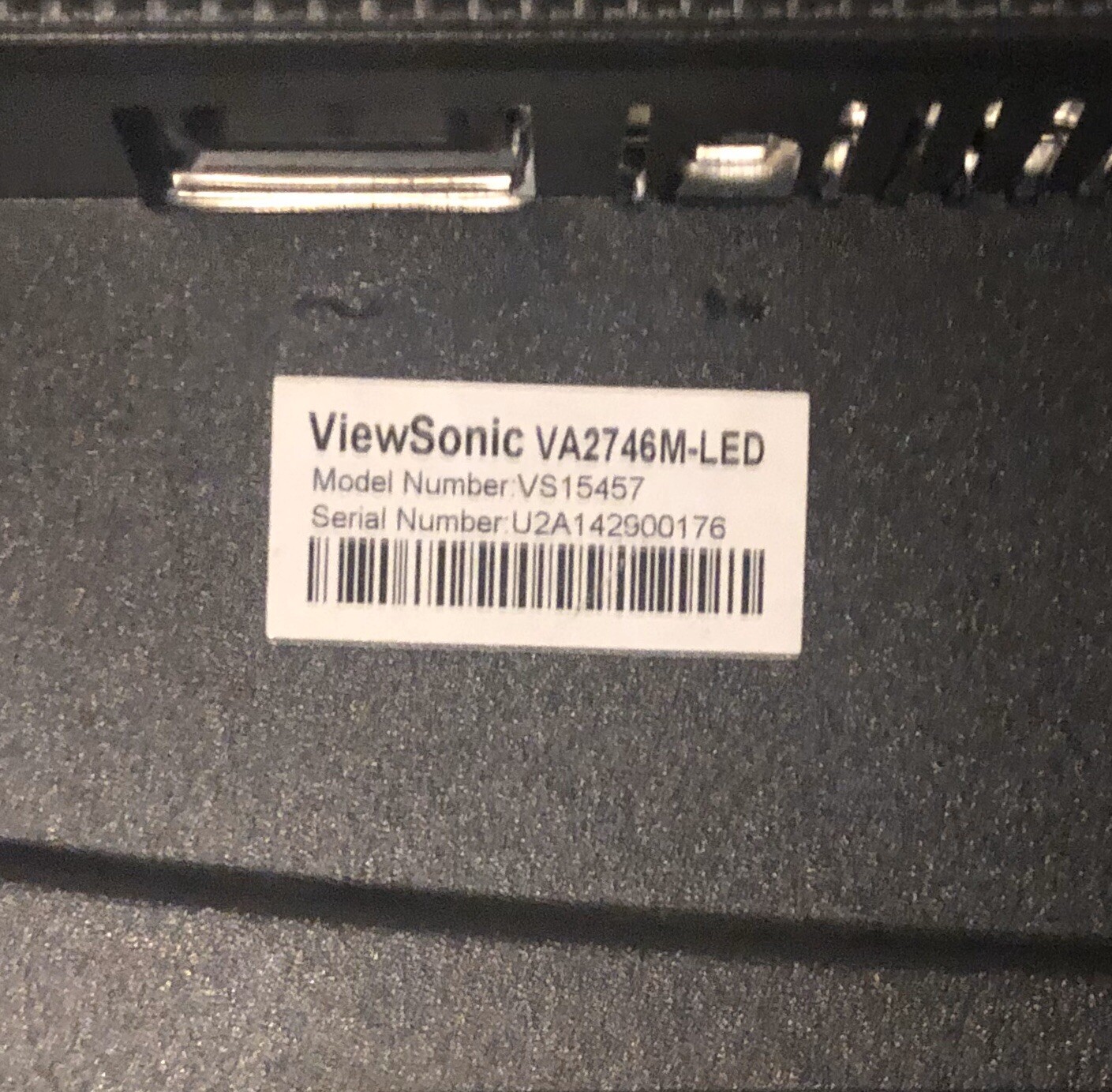 ViewSonic VA2746M-LED 27 inch 