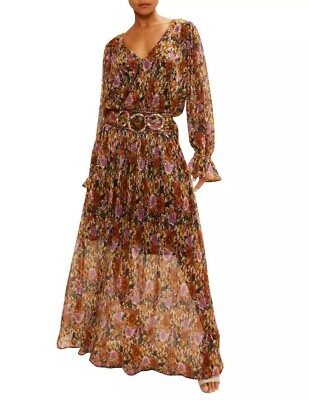 chinese dress ladies Solace London Kinsley Maxi Dress – Balardi main image 1
