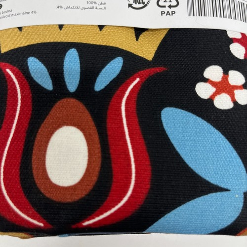 IKEA BLARAPUNKEL vorgeschnittener Stoff skandinavisch Folk für Kissen, Vorhänge 59x118" - Bild 12 von 12