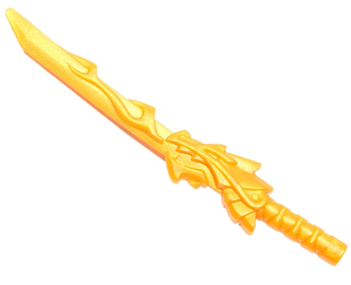 ☀️NEW! Lego Weapon Kai Gold DRAGON SWORD Ninjago Ninja Minifig