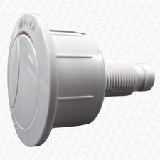 Gloss White Toilet Push Button for Cable Type Flush Valve Cistern Dual Flush