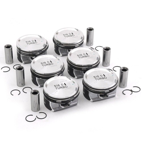 Juego de 6 pistones y anillos STD para Volvo S60 S80 V60 V70 XC60 XC70 B6304T 3.0T T6 - Imagen 2 de 2