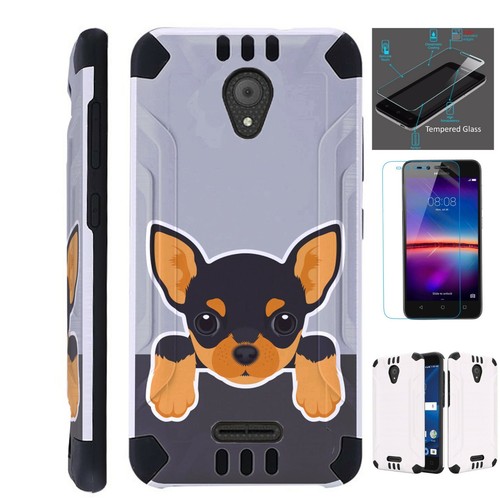 COMBAT For TCL A2 A2X A1 Phone Case Cover +TEMPERED GLASS SCREEN PROTECTOR Q17 - Zdjęcie 7 z 25