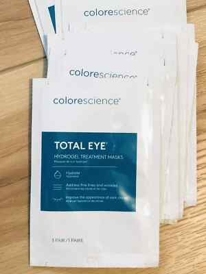 BRAND NEW Colorescience Total Eye Hydrogel Treatment Masks - 12 count