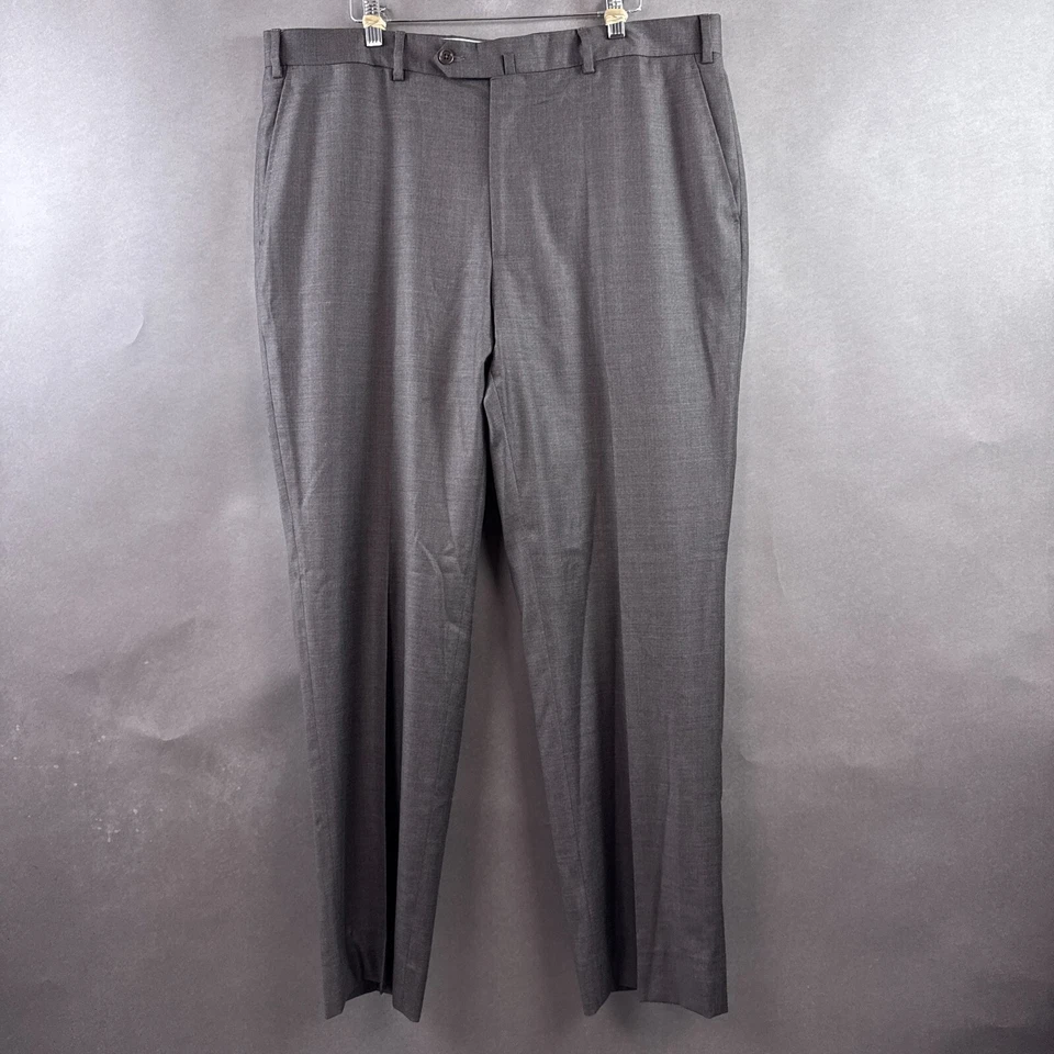 Pantalones Peter Millar Para Hombre 38x32 Marrón Loro Piana Cuatro Temporadas Super 130 Lana Oficina Foto 2 de 4