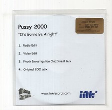 (JB803) Pussy 2000, It's Gonna Be Alright - 2001 DJ CD