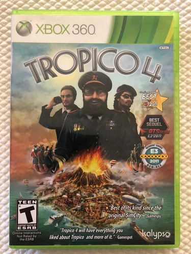 Tropico 4 ( Microsoft Xbox 360 ) Complete w/Case & Manual