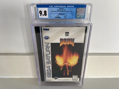 Doom (Sega Saturn) CGC 9.8 A+ New Sealed Graded WATA VGA 1st Print 1997