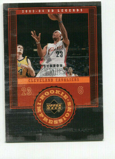 2003 Lebron James Upper Deck Legends Rookie Impressions RC Rookie #ed to /999