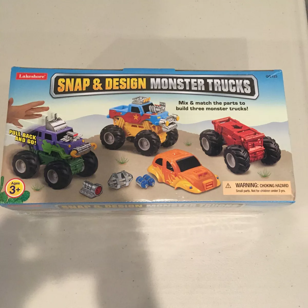 Lakeshore Learning Snap & Design Monster Trucks