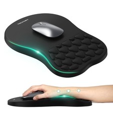 Ergonomic Mouse Pad with Wrist Rest,Soft Comfortable Massage Design