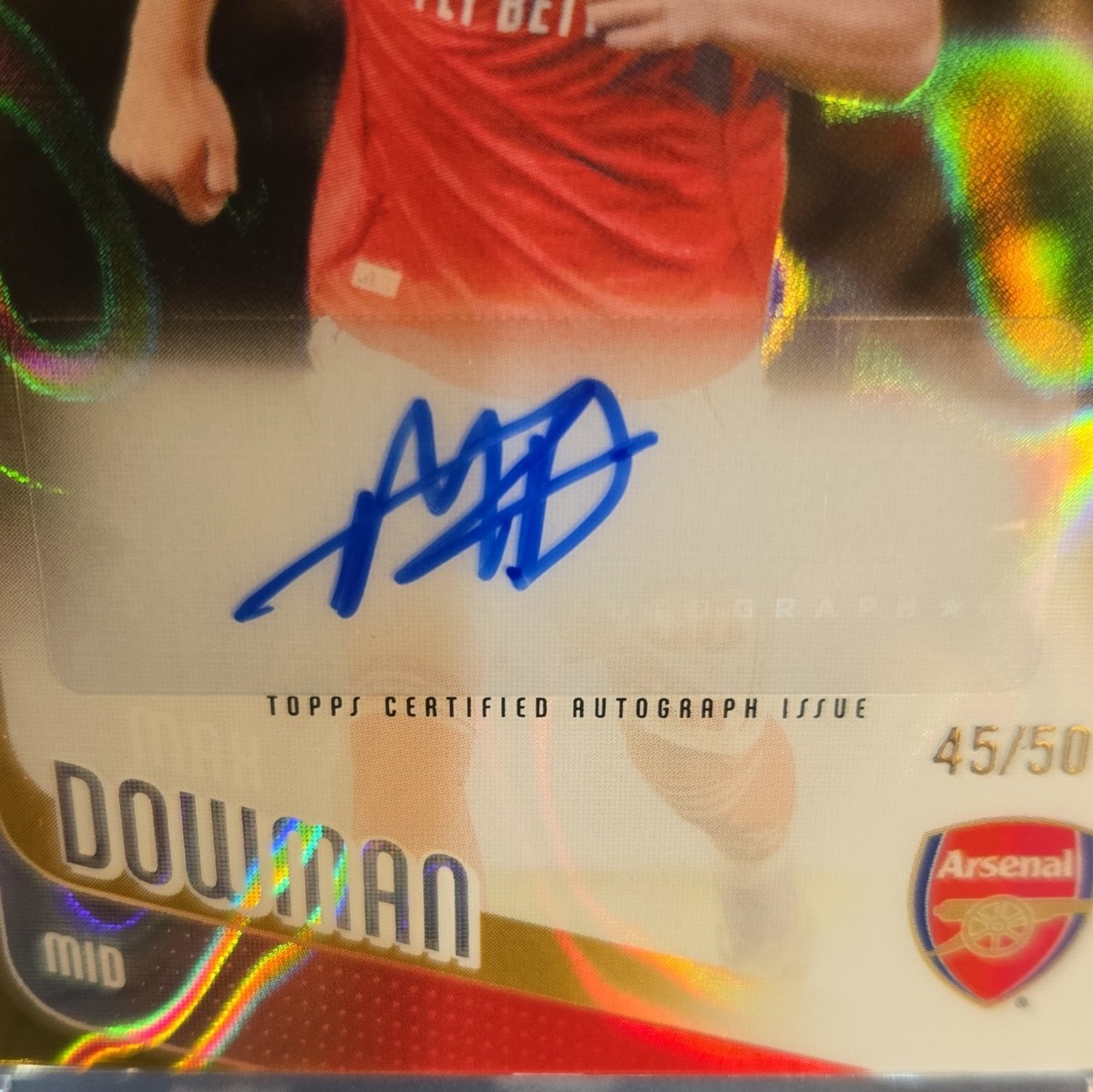 2025-26 Topps Chrome Premier League - Autographs Max Dowman #CA-MD