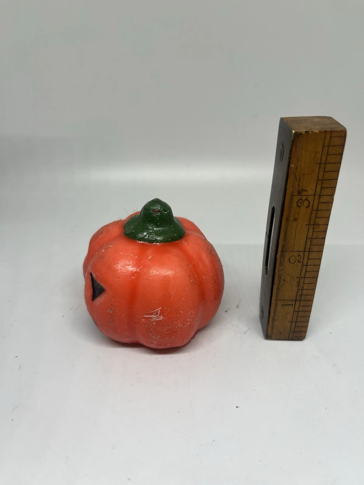 Vintage Halloween Pumpkin Candle Collectible Cool! - product detail image 3