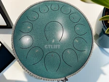 Upgraded Steel Tongue Drum Handpan Panda Balmy Drum C Key 14 Inch 13 Notes