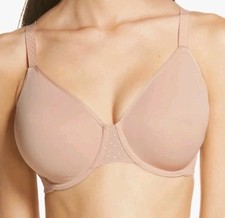  72 Wacoal 857303 Back Appeal Underwire Minimizer Bra, Rose Dust, Size 36H.