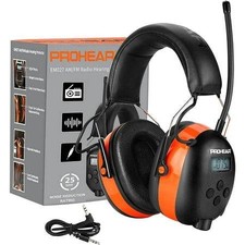 PROHEAR 027 AM FM Radio Headphones LCD Screen