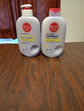 eos Shea Better Vanilla Cashmere Body Wash Lotion Set 16 fl oz pack of 2