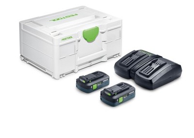 Festool Energie-Set SYS 18V 2xTBX4/TCL6DUO im Systainer