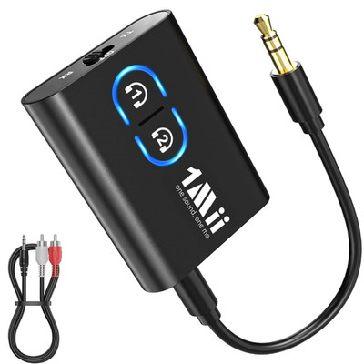 Bluetooth 5.3 Adapter TV zu Kopfhörer 2-in-1 Sender Empfänger aptX Adaptive