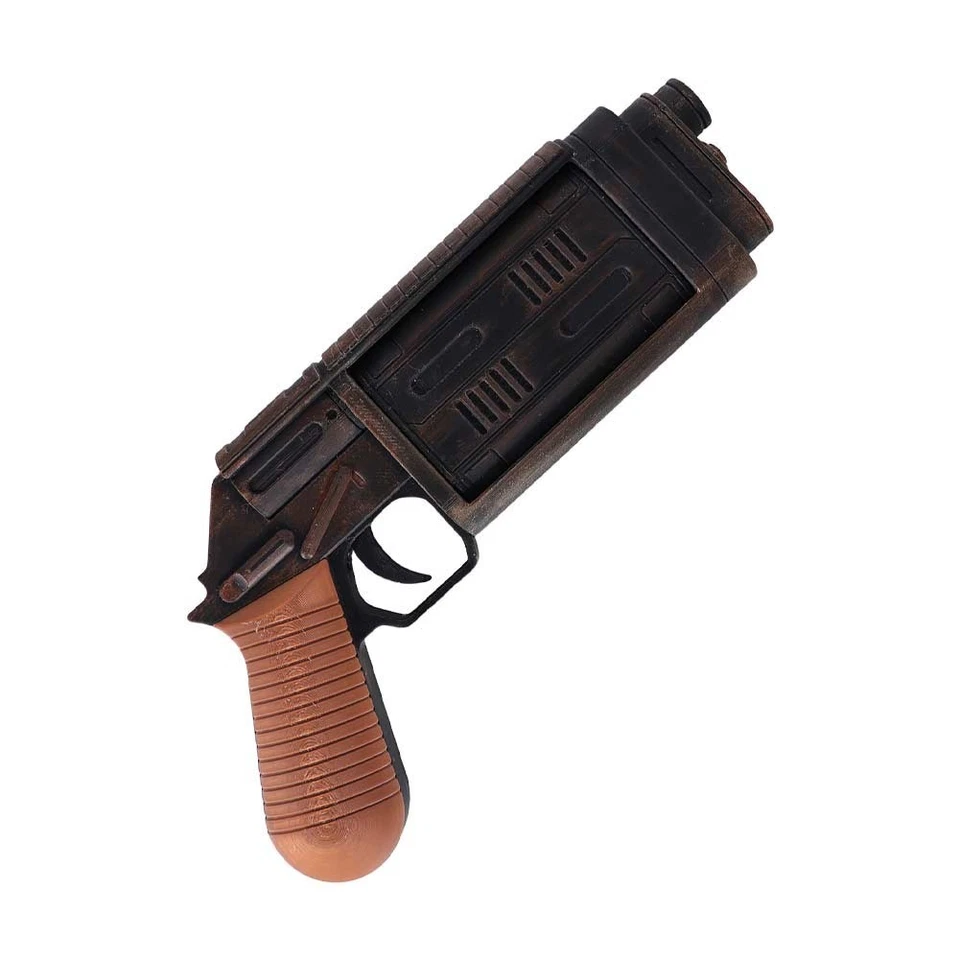 Pistola de Cosplay Cassian Andor Impresa en 3D Marrón Arma Blaster Pistola Decoración Foto 4 de 4