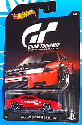 Hot Wheels 2017 Gran Turismo Series 1/8 Nissan Skyline GT-R (R32) Red