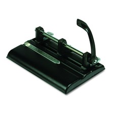 Martin Yale 1325B 3-Hole Paper Punch, 9/32" Punch Head Diameter, Punches Up T...