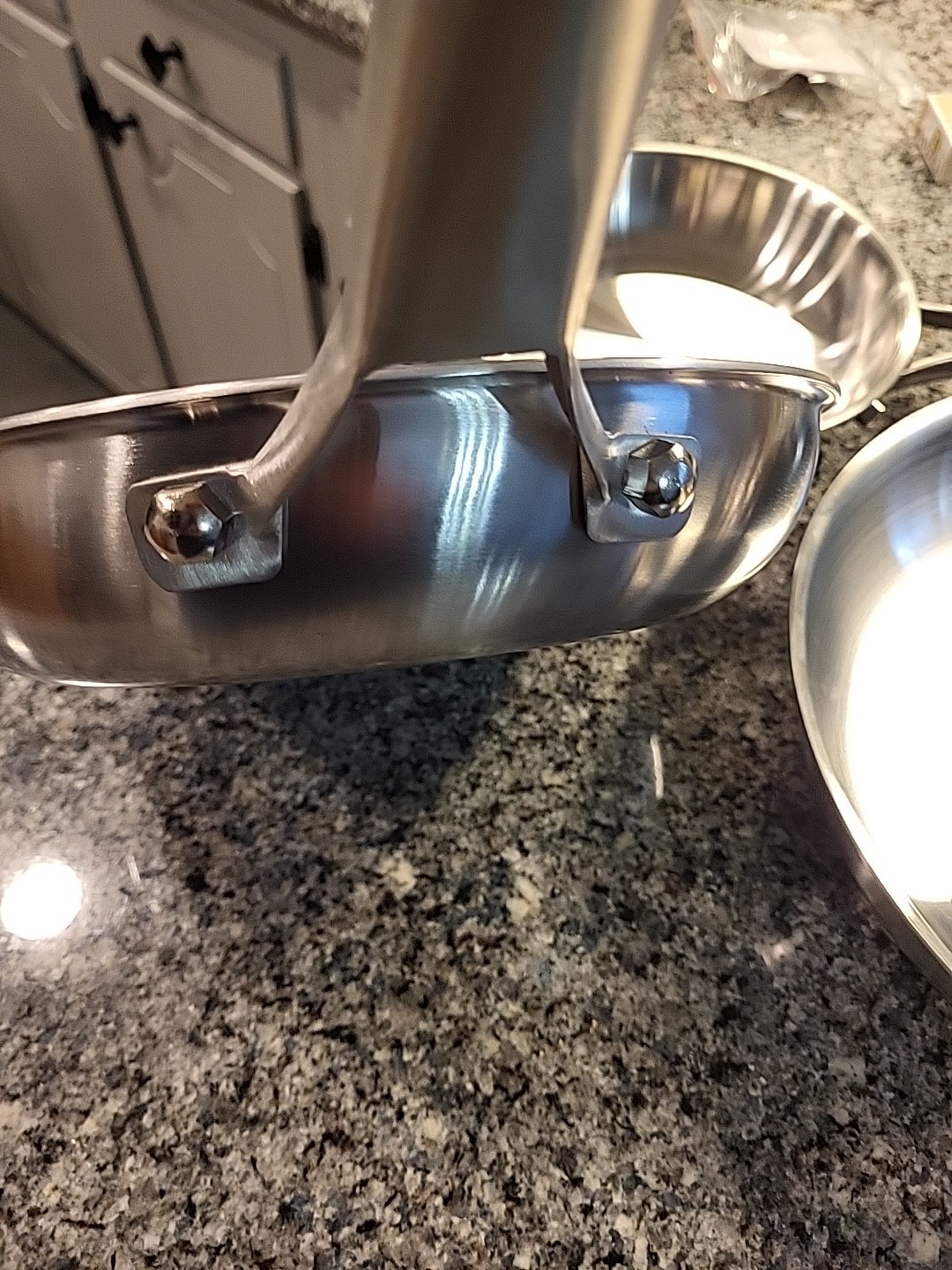 Set Of 3 Brand New  Chef mate Stainless Steel Frying Pans