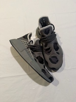 Adidas x Pharrell Williams Hu NMD Animal Print Ash Grey Sneakers ID1531