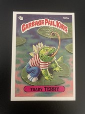 1986 Topps OS Series 3 Toady Terry GPK Garbage Pail Kids Gum or Wax Stain