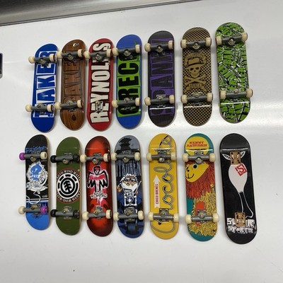 Vintage Tech Deck Lot of 14 Total.   Baker Chocolate Element Bundle