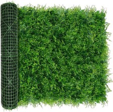 Greenery Faux Grass Wall Backdrop: 48"x128" 43 SQFT UV-Anti Artificial Green