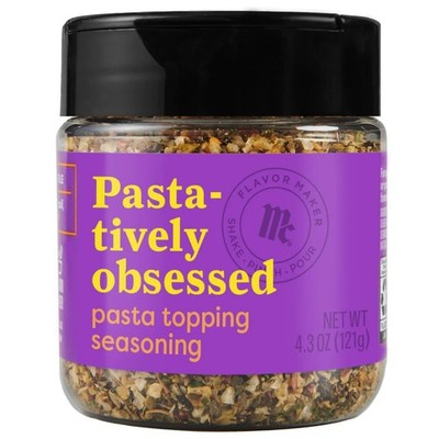 McCormick Flavor Maker Pasta Topping Seasoning, 4.3 oz Jar | FREE SHIPPING
