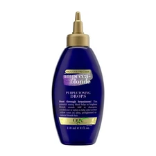 OGX Impecca-Blonde Purple Toning Drops for Blonde Enhance, 4 fl oz