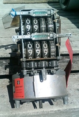 Vintage Veeder Root Gas Pump Meter Counter As Is