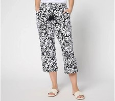 Belle by Kim Gravel Packabelle Gotta Getaway Cropped Pant Floral Chic XL A688420