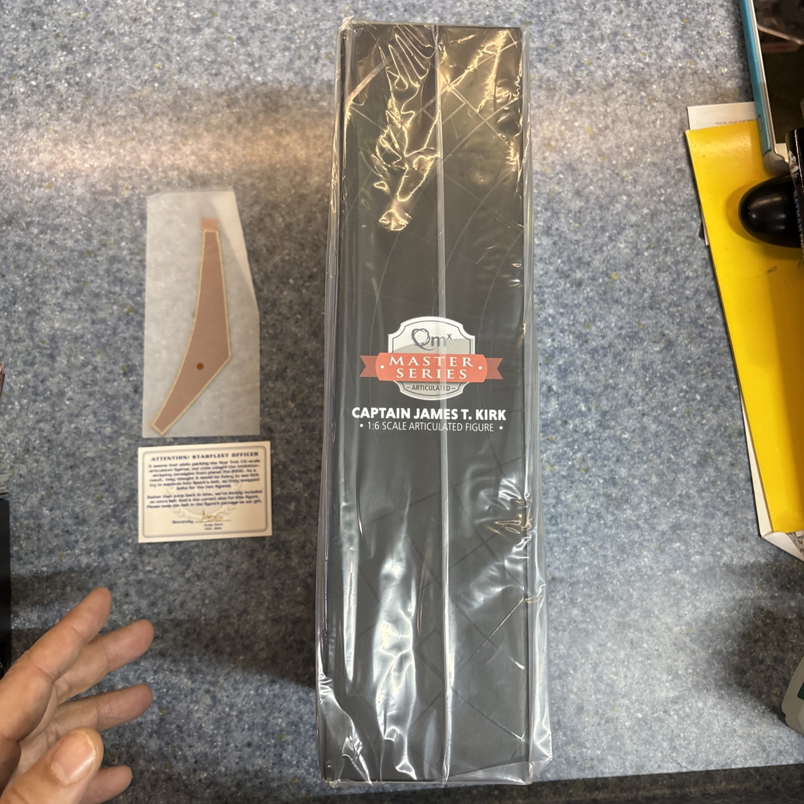 Qmx Master Series CAPTAIN JAMES T. KIRK 1/6 figure brand new MIB 2016