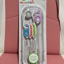 Munchkin Bottle Brush Set - Purple, Pink, Green, White, purple