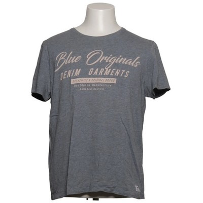 Livergy, T-shirt, Größe: 52/54, Grau, Baumwolle/Viskose, Print, Herren #iFO