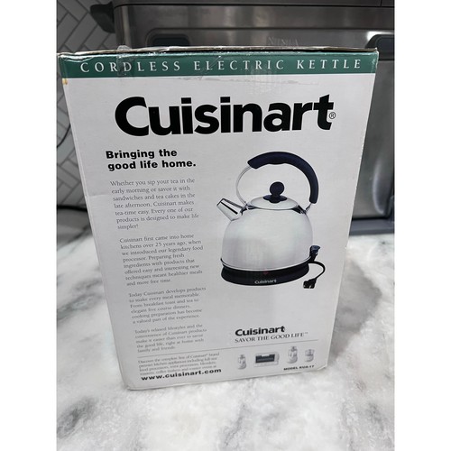 Cuisinart Kabelloser Wasserkocher KUA-17 Edelstahl 1,75 Quart - Bild 3 von 7